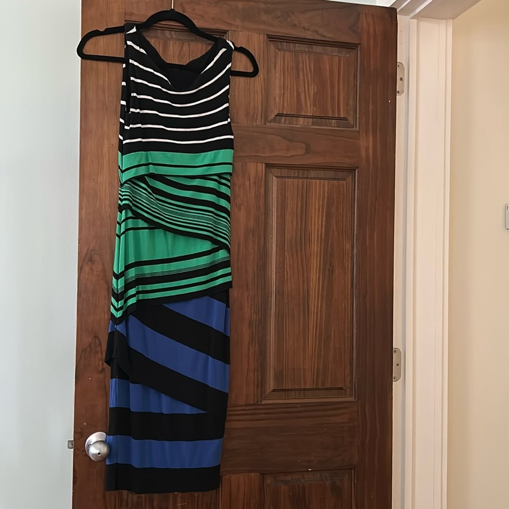 Striped Anthropologie maxi dress - size 00